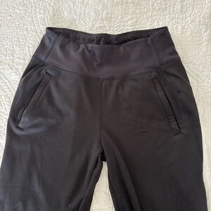 Athleta Black Fleece-Lined Leggings